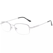 eyekeeper.com Chic Rectangle Progressive Multifocus Reading Glasses M1704 Eyeglasses White Smoke Silver / +1.00,Silver / +1.25,Silver / +1.75,Silver / +2.00,Silver / +2.25,Silver / +2.50,Silver / +3.00