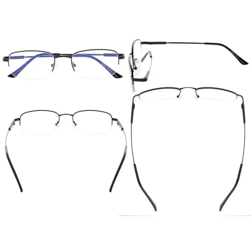 eyekeeper.com Chic Rectangle Progressive Multifocus Reading Glasses M1704 Eyeglasses White Smoke Black / +1.00,Black / +1.25,Black / +1.50,Black / +1.75,Black / +2.00,Black / +2.25,Black / +2.50,Black / +3.00,Gold / +1.00,Gold / +1.25,Gold / +1.50,Gold / +1.75,Gold / +2.00,Gold / +2.25,Gold / +2.50,Gold / +3.00,Gunmetal / +1.00,Gunmetal / +1.25,Gunme