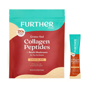 Further Food Chocolate Collagen Peptides Powder Collagen Brown Stick Packets (12 ct.)