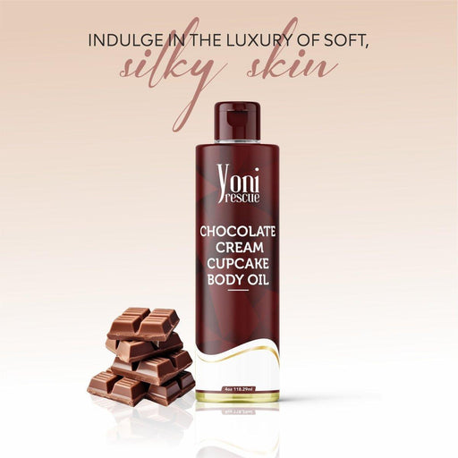 yoni rescue Chocolate Cream Cupcake Body Oil Body Oil White Smoke 4oz