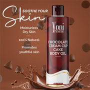 yoni rescue Chocolate Cream Cupcake Body Oil Body Oil Sienna 4oz