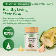 Snap Supplements Cholesterol Health Light Gray