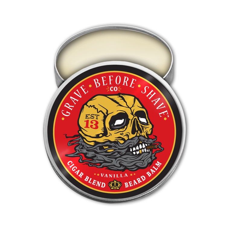 Grave Before Shave Grave Before Shave Beard Balm 2oz. tins Balms Dark Slate Gray Cigar Blend