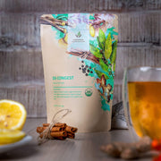 Gardenika Shop Decongest Tea, Respiratory Comfort | Turmeric Ginger Blend | Organic Loose Leaf Tea Dim Gray