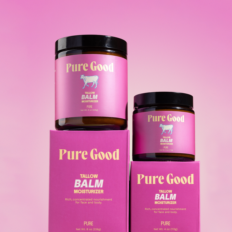 Pure Good LLC Pure - Tallow Balm Moisturizer Tallow Balm Thistle 4 oz,8 oz