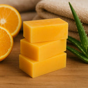 Shave Essentials Citrus Shampoo Bar Shampoo Orange