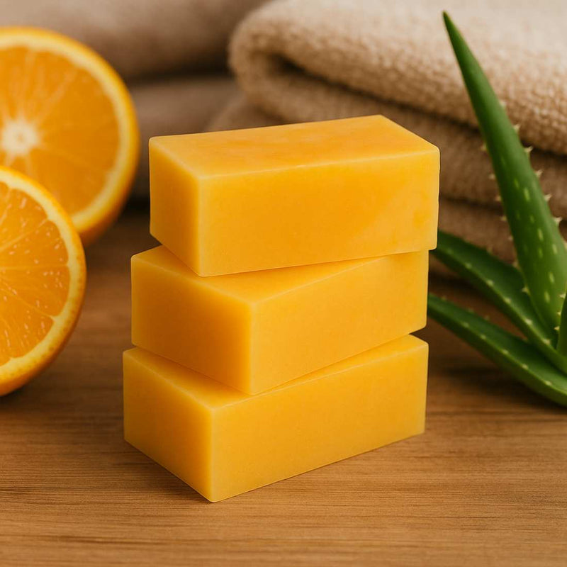 Shave Essentials Citrus Shampoo Bar Shampoo Orange