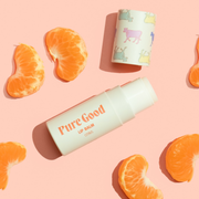 Pure Good LLC Tallow Lip Balm Lip Balm Peach Puff Citrus,Coconut Dream,Just Peachy,Vanilla Mint