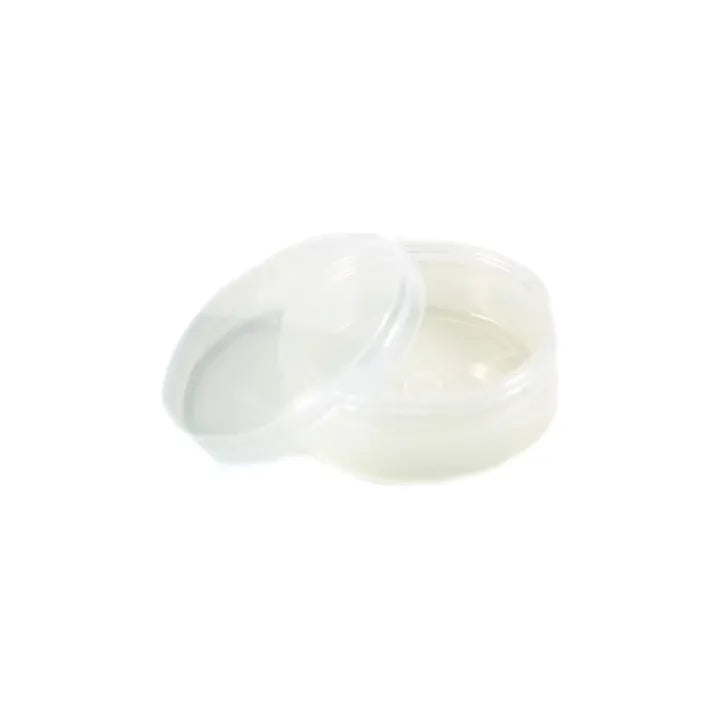 Stirling Soap Co Stirling Soap Co. Clear Thick Wall Shave Jar - 4oz Shave Jar Beige