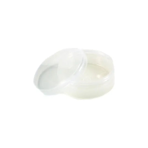 Stirling Soap Co Stirling Soap Co. Clear Thick Wall Shave Jar - 4oz Shave Jar Beige