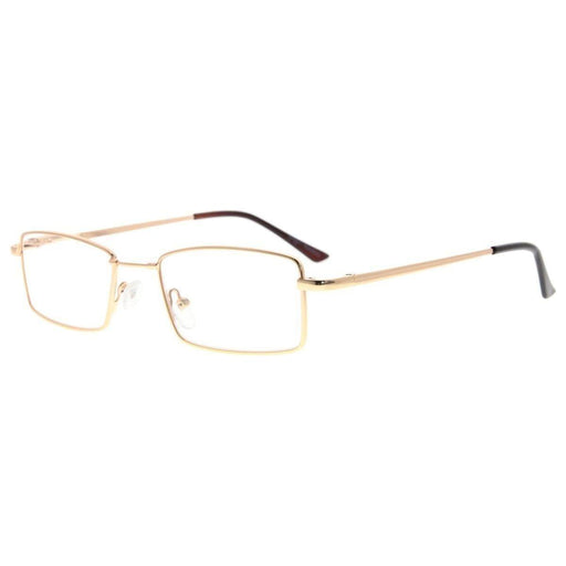 eyekeeper.com Classic Bendable Memory Metal Bridge Reading Glasses R1709 Eyeglasses Antique White Gold / +1.00,Gold / +1.25,Gold / +2.50