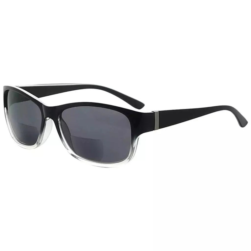 eyekeeper.com Bifocal Reading Sunglasses Outdoor Sunshine Readers SG821 Sunglasses White Smoke Black Clear / +1.00,Black Clear / +1.50,Black Clear / +2.00,Black Clear / +2.50,Black Clear / +3.00