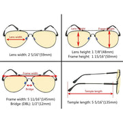 eyekeeper.com Classic Blue Light Blocking Eyeglasses TMR1801 Eyeglasses White Smoke Black / without magnification,Blue / without magnification,Brown / without magnification,Gold / without magnification,Gunmetal / without magnification,Purple / without magnification,Red / without magnification,Silver / without magnification