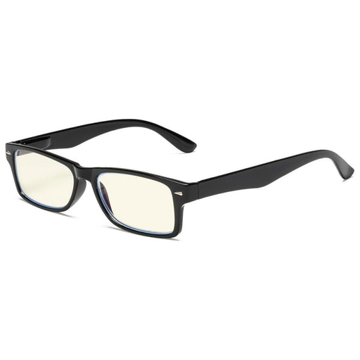 eyekeeper.com Classic Blue Light Blocking Readers CG066 Eyeglasses Beige Black / +0.75,Black / +1.00,Black / +1.25,Black / +1.50,Black / +2.00,Black / +2.50