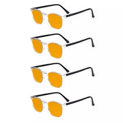eyekeeper.com Classic Blue Light Blocking Reading Glasses 4 Pack DSRJ003 Eyeglasses White Smoke Clear-4pcs / +0.50,Clear-4pcs / +0.75,Clear-4pcs / +1.00,Clear-4pcs / +1.25,Clear-4pcs / +1.50,Clear-4pcs / +1.75,Clear-4pcs / +2.00