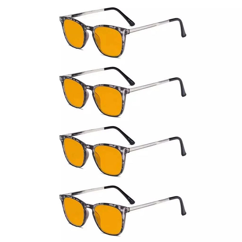 eyekeeper.com Classic Blue Light Blocking Reading Glasses 4 Pack DSRJ003 Eyeglasses White Smoke Black-4pcs / +0.50,Black-4pcs / +0.75,Black-4pcs / +1.00,Black-4pcs / +1.25,Black-4pcs / +1.50,Black-4pcs / +1.75,Black-4pcs / +2.00,Black-4pcs / +2.50,Black-4pcs / +3.00
