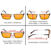 eyekeeper.com Classic Blue Light Blocking Reading Glasses LX17007 Eyeglasses White Smoke Black / without magnification,Black / +0.50,Black / +0.75,Black / +1.00,Black / +1.25,Black / +1.50,Black / +1.75,Black / +2.00,Gold / without magnification,Gold / +0.50,Gold / +0.75,Gold / +1.00,Gold / +1.25,Gold / +1.50,Gold / +1.75,Gold / +2.00,Gunmeta