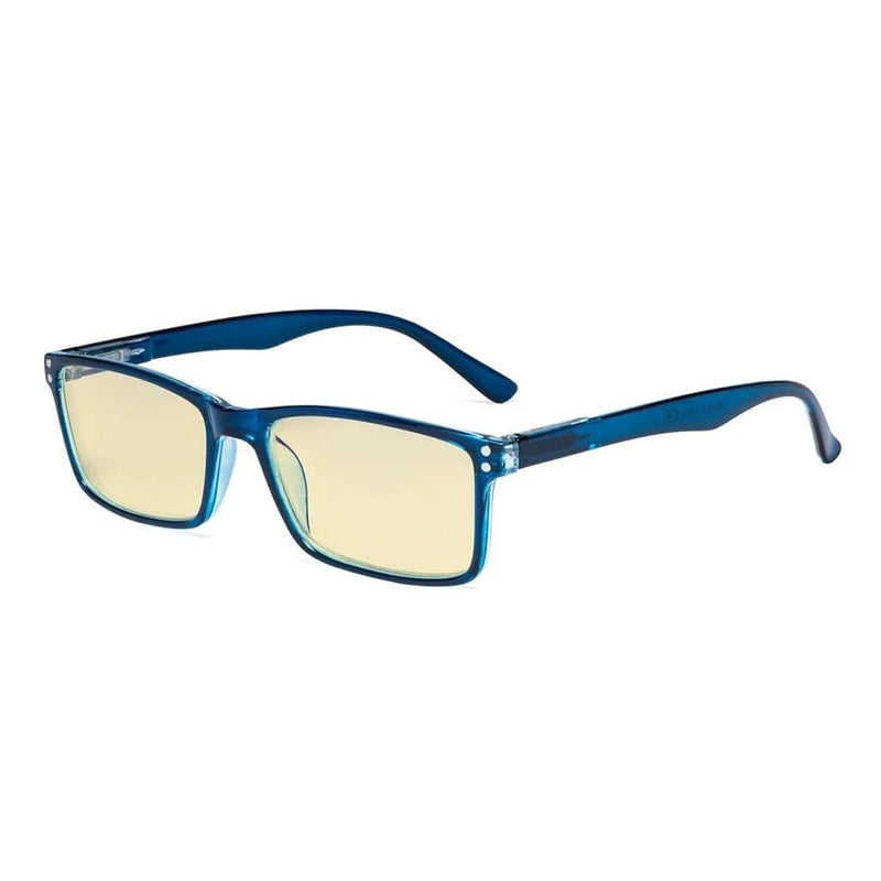 eyekeeper.com Classic Blue Light Blocking Reading Glasses TM802 Eyeglasses White Smoke Blue / without magnification,Blue / +0.50,Blue / +0.75,Blue / +1.00,Blue / +1.25,Blue / +1.50,Blue / +2.00,Blue / +2.25,Blue / +2.50