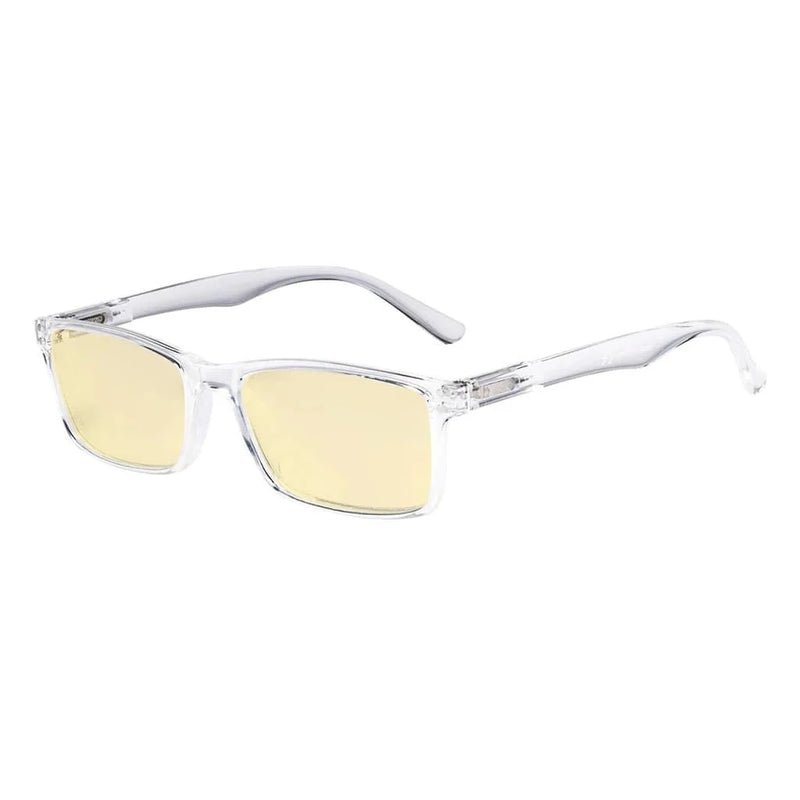 eyekeeper.com Classic Blue Light Blocking Reading Glasses TM802 Eyeglasses White Smoke Clear / +0.50,Clear / +0.75,Clear / +1.00,Clear / +1.25,Clear / +2.00,Clear / +2.25,Clear / +2.50,Clear / +3.00