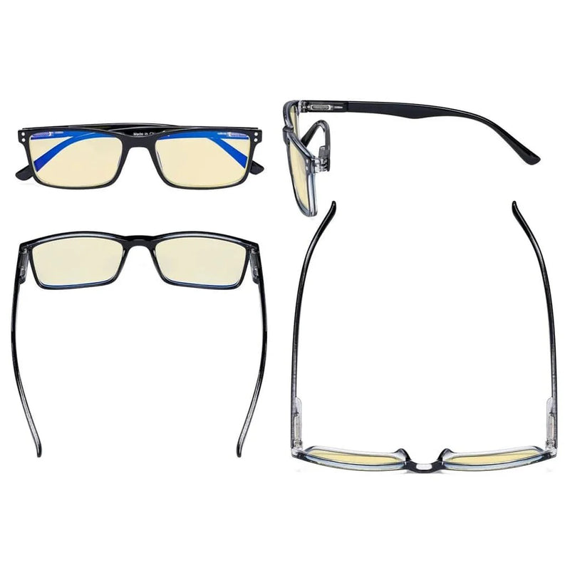 eyekeeper.com Classic Blue Light Blocking Reading Glasses TM802 Eyeglasses White Smoke Black / +0.50,Black / +0.75,Black / +1.00,Black / +1.75,Black / +2.00,Black / +2.25,Black / +2.50,Blue / without magnification,Blue / +0.50,Blue / +0.75,Blue / +1.00,Blue / +1.25,Blue / +1.50,Blue / +2.00,Blue / +2.25,Blue / +2.50,Clear / +0.50,Clear / +0