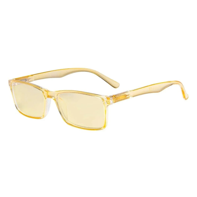 eyekeeper.com Classic Blue Light Blocking Reading Glasses TM802 Eyeglasses White Smoke Yellow / without magnification,Yellow / +0.50,Yellow / +0.75,Yellow / +1.00,Yellow / +1.25,Yellow / +1.50,Yellow / +1.75,Yellow / +2.00,Yellow / +2.25,Yellow / +2.50,Yellow / +3.00
