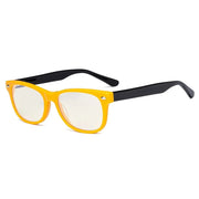 eyekeeper.com Classic Blue Light Filter Eyeglasses Kids K05-BB40 Eyeglasses White Smoke Yellow Black