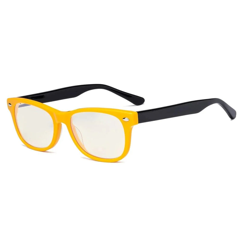 eyekeeper.com Classic Blue Light Filter Eyeglasses Kids K05-BB40 Eyeglasses White Smoke Yellow Black