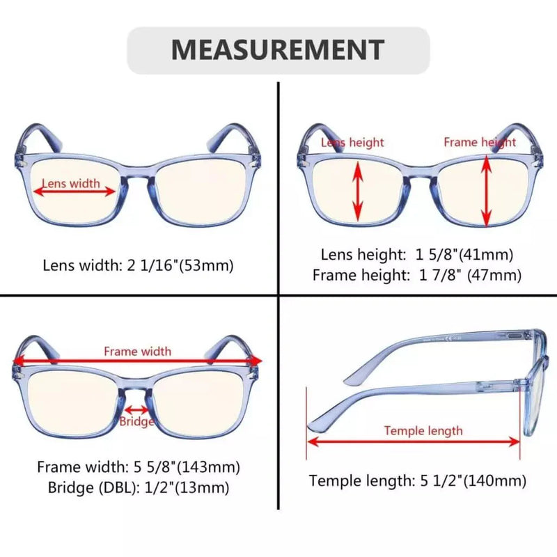 eyekeeper.com Blue Light Filter Stylish Computer Readers UVRT1801 Eyeglasses White Smoke Blue / without magnification,Blue / +0.50,Blue / +0.75,Blue / +1.00,Blue / +1.25,Blue / +1.50,Blue / +1.75,Blue / +2.00,Blue / +2.50,Blue / +3.00,Blue / +3.50,Blue / +4.00,Grey / without magnification,Grey / +0.50,Grey / +0.75,Grey / +1.00,Grey / +1.25,Gr