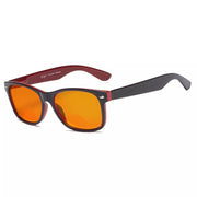 eyekeeper.com Orange Lens Bifocal Blue Light Blocking Reading Glasses SGS109 Eyeglasses White Smoke Black Red / +1.50,Black Red / +2.00,Black Red / +2.50,Black Red / +3.00