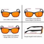 eyekeeper.com Orange Lens Bifocal Blue Light Blocking Reading Glasses SGS109 Eyeglasses White Smoke Black / +1.50,Black / +2.00,Black / +2.50,Black / +3.00,Black Red / +1.50,Black Red / +2.00,Black Red / +2.50,Black Red / +3.00,Tortoise / +1.50,Tortoise / +2.00,Tortoise / +2.50,Tortoise / +3.00