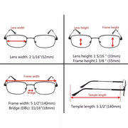 eyekeeper.com Metal Reading Glasses Retro Readers R1703 Eyeglasses White Smoke Black / without magnification,Black / +0.50,Black / +0.75,Black / +1.00,Black / +1.25,Black / +1.50,Black / +1.75,Black / +2.00,Black / +2.25,Black / +2.50,Black / +2.75,Black / +3.00,Black / +3.50,Black / +4.00,Gold / without magnification,Gold / +0.50,G