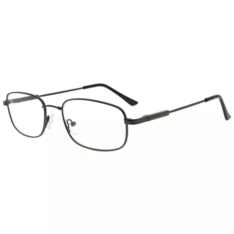 eyekeeper.com Metal Reading Glasses Retro Readers R1703 Eyeglasses White Smoke Gunmetal / without magnification,Gunmetal / +0.50,Gunmetal / +0.75,Gunmetal / +1.00,Gunmetal / +1.25,Gunmetal / +1.50,Gunmetal / +1.75,Gunmetal / +2.00,Gunmetal / +2.25,Gunmetal / +2.50,Gunmetal / +2.75,Gunmetal / +3.00,Gunmetal / +3.50,Gunmetal / +4.00