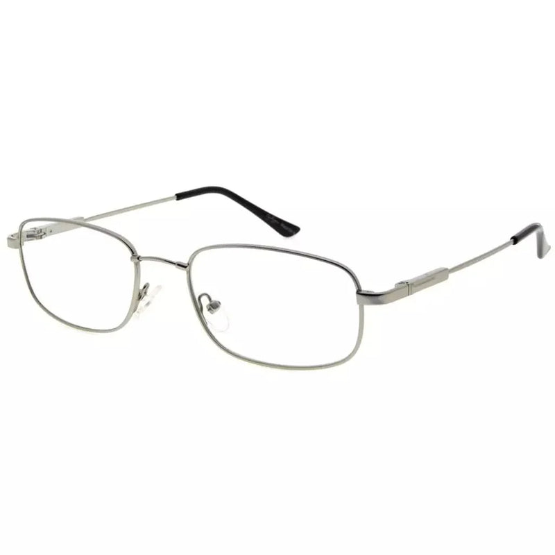 eyekeeper.com Metal Reading Glasses Retro Readers R1703 Eyeglasses White Smoke Silver / without magnification,Silver / +0.50,Silver / +0.75,Silver / +1.00,Silver / +1.25,Silver / +1.50,Silver / +1.75,Silver / +2.00,Silver / +2.25,Silver / +2.50,Silver / +2.75,Silver / +3.00,Silver / +3.50,Silver / +4.00