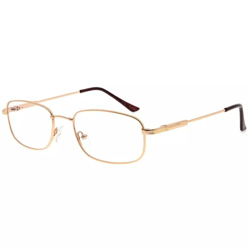 eyekeeper.com Metal Reading Glasses Retro Readers R1703 Eyeglasses White Smoke Black / without magnification,Black / +0.50,Black / +0.75,Black / +1.00,Black / +1.25,Black / +1.50,Black / +1.75,Black / +2.00,Black / +2.25,Black / +2.50,Black / +2.75,Black / +3.00,Black / +3.50,Black / +4.00,Gold / without magnification,Gold / +0.50,G