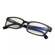eyekeeper.com Classic Rectangle Blue Light Filter Reading Glasses 1-CG097 Eyeglasses White Smoke Black Clear / without magnification,Black Clear / +0.50,Black Clear / +0.75,Black Clear / +1.00,Black Clear / +1.25,Black Clear / +1.50,Black Clear / +1.75,Black Clear / +2.00,Black Clear / +2.25,Black Clear / +2.50,Black Clear / +2.75,Black Clear / +3.00