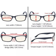eyekeeper.com Classic Rectangle Computer Reading Glasses CG055 Eyeglasses White Smoke Black / without magnification,Black / +0.75,Black / +1.75,Black / +2.25,Black Brown / without magnification,Black Brown / +0.75,Black Brown / +1.00,Black Brown / +1.25,Black Brown / +1.50,Black Brown / +1.75,Black Brown / +2.00,Black Brown / +2.25,Black B