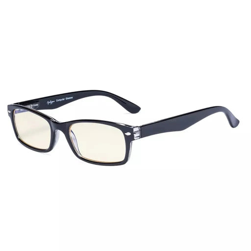 eyekeeper.com Classic Rectangle Computer Reading Glasses CG055 Eyeglasses White Smoke Black / without magnification,Black / +0.75,Black / +1.75,Black / +2.25