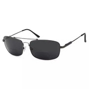 eyekeeper.com Classic Rectangle Polarized Bifocal Sunglasses PGSG1805 Sunglasses White Smoke Gunmetal / +1.50,Gunmetal / +2.00,Gunmetal / +2.50,Gunmetal / +3.00