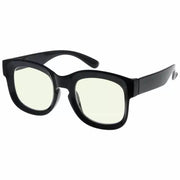 eyekeeper.com Trendy Thicker Frame Blue Light Filter Reading Glasses UV2013 Eyeglasses White Smoke Black / without magnification,Black / +0.50,Black / +0.75,Black / +1.00,Black / +1.25,Black / +1.50,Black / +1.75,Black / +2.00,Black / +2.50,Black / +3.00