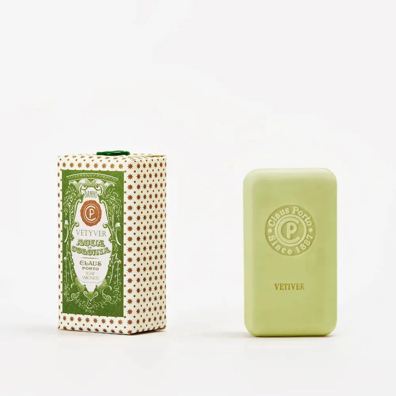 Claus Porto Claus Porto Vetyver Agua de Colonia Soap 150g Bath Soap Beige