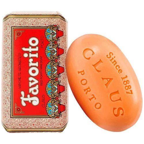 Claus Porto Claus Porto Favorito Red Poppy Mini Soap 1.7 Oz Mini Soap Sandy Brown