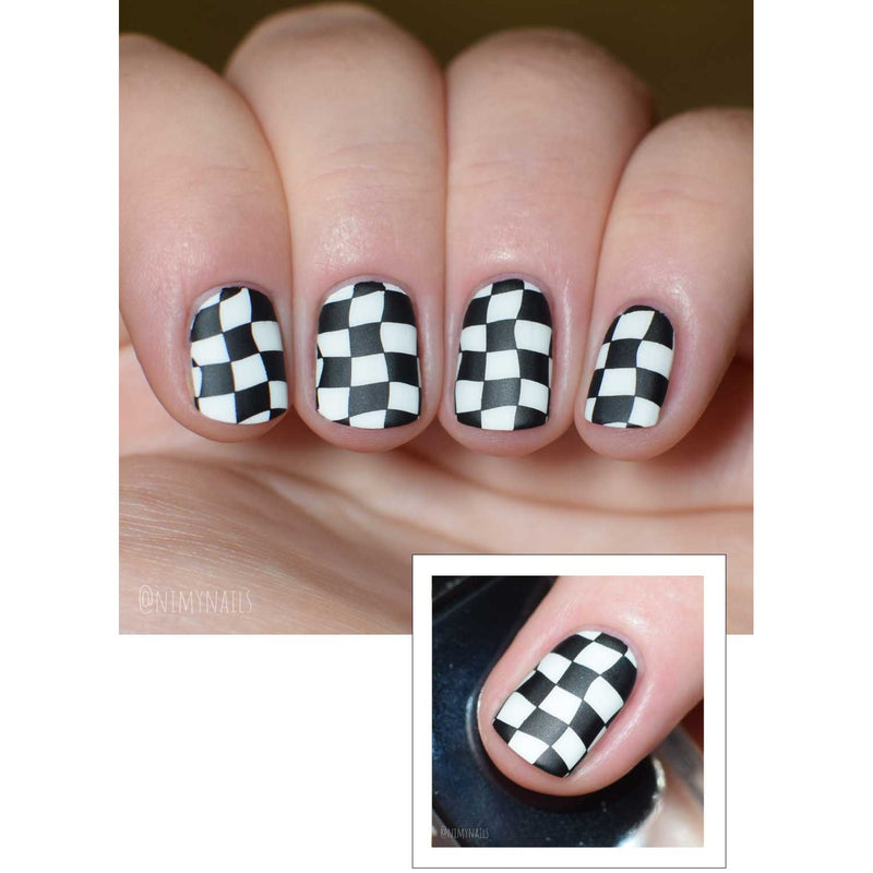 UberChic Beauty Just for CLAWS Collection-02 Stamping Plate Rosy Brown