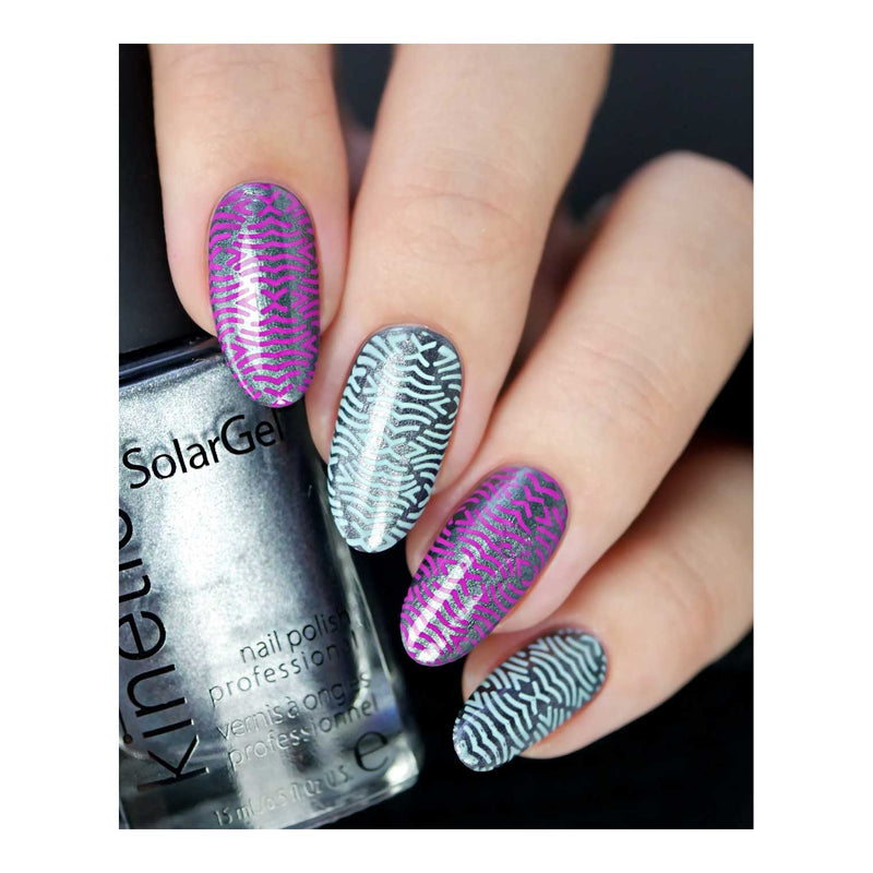 UberChic Beauty Just for CLAWS Collection-02 Stamping Plate Gray