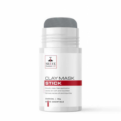 Shave Essentials Clay Mask Stick for Men Clay Masks White Smoke