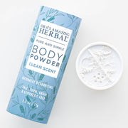 Ora's Amazing Herbal Talc Free Body Powder, Clean Scent Body Powder White Smoke Full Size 2.5 oz