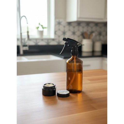 Apotheke DuJardin Cleaner Concentrate | Replaces 5 Spray Cleaning Bottles! cleaning solution White Smoke Lemon-Thyme,Grapefruit-Geranium,Pine-Cedarwood,Lavender-Eucalyptus