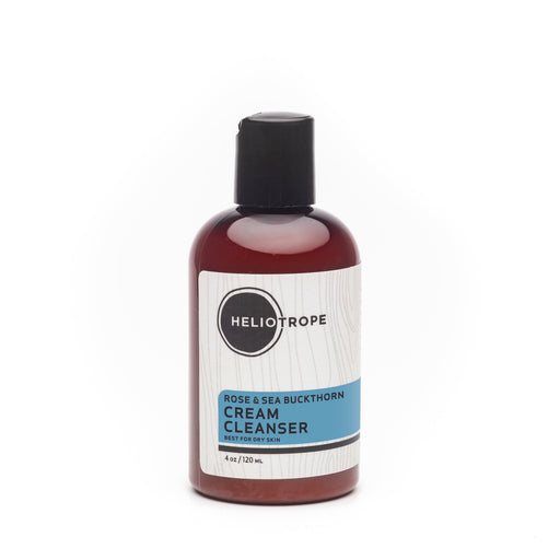 Heliotrope San Francisco Rose & Sea Buckthorn Cream Cleanser Facial Cleanser White Smoke 4 oz,2 oz