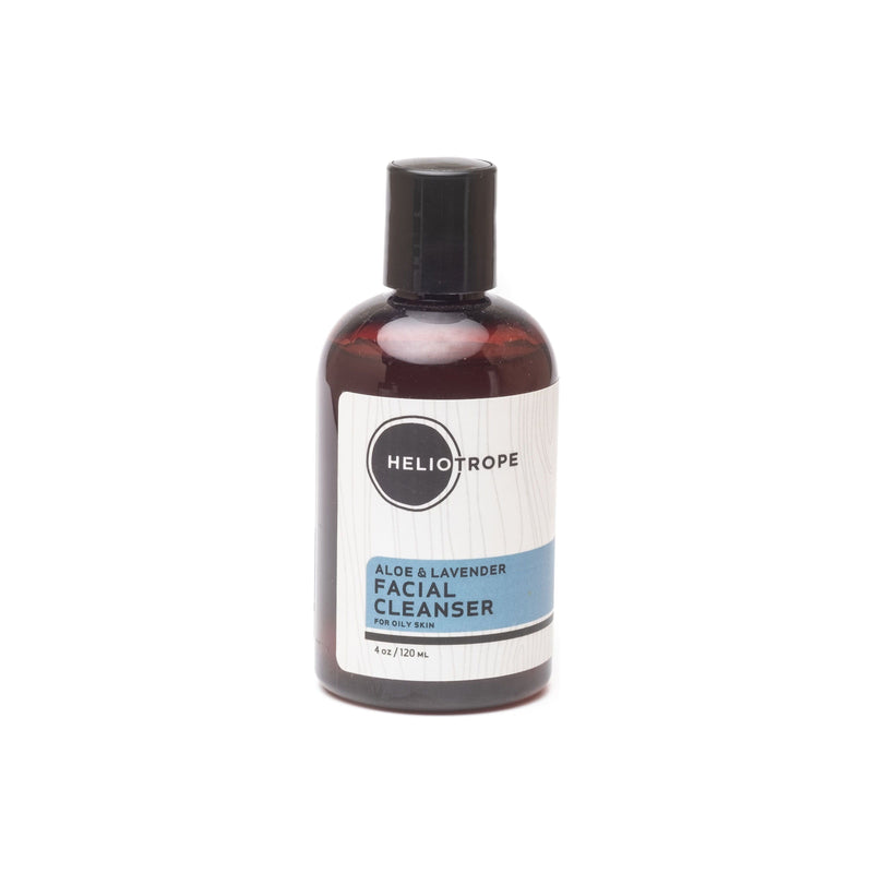 Heliotrope San Francisco Aloe & Lavender Facial Cleanser Facial Cleanser Dark Slate Gray 4 oz,2 oz