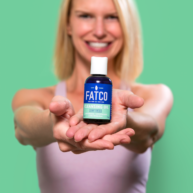 FATCO Skincare Products Cleansing Oil For Normal/Combo Skin 4 Oz Dark Sea Green