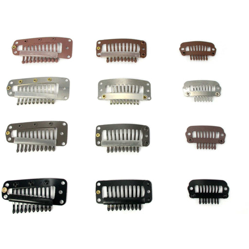 VIP Extensions Clips for Hair Extensions Salon Supplies White Smoke Black (CLIP-S),Silver (CLIP-S),Light Brown (CLIP-S),Dark Brown (CLIP-S),Black (CLIP-X),Silver (CLIP-X),Light Brown (CLIP-X),Dark Brown (CLIP-X),Cream (CLIP-X),Black (CLIP-N),Silver (CLIP-N),Light Brown (CLIP-N),Dark Brown (CLIP-N),Black (CLIP-Y),Silver (C